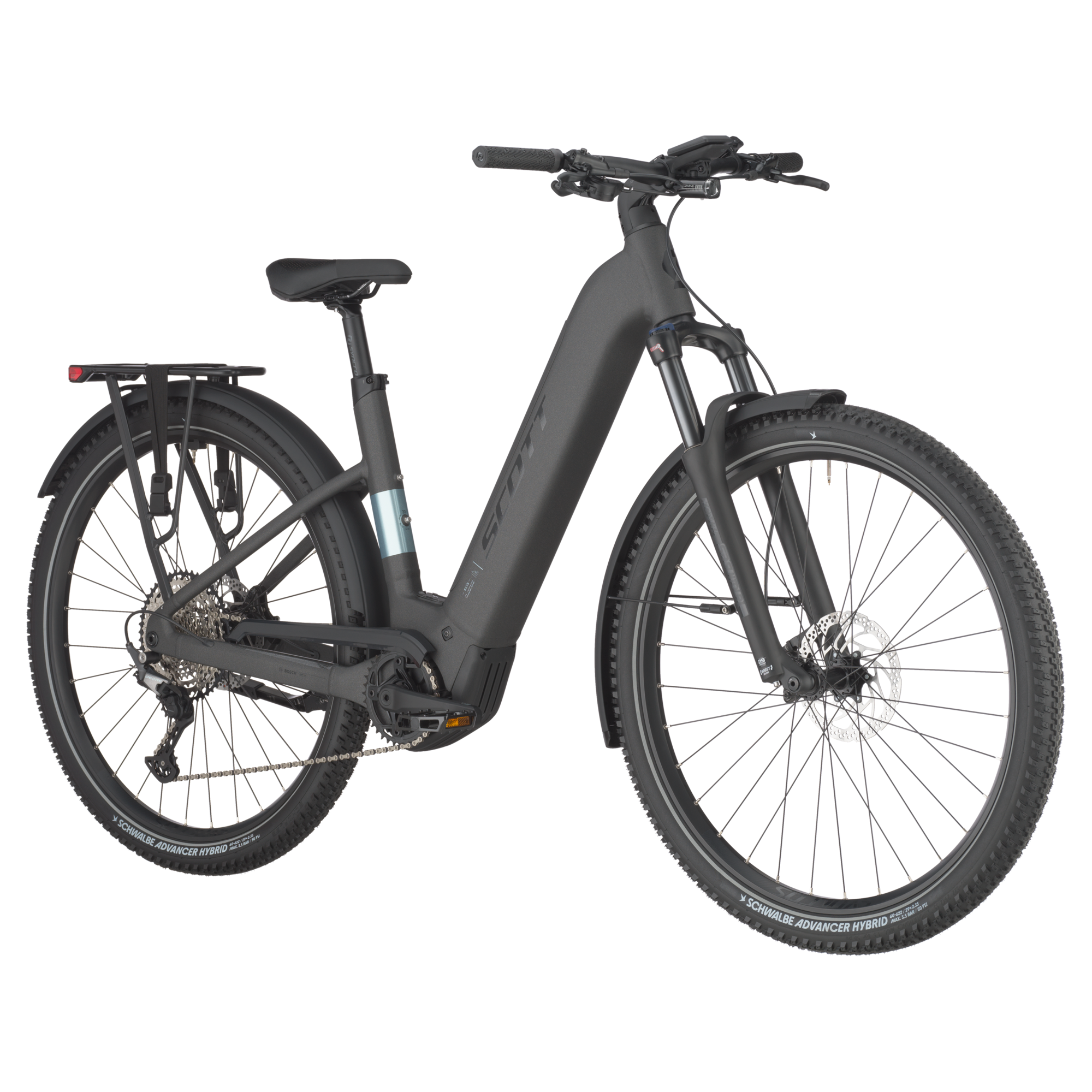 Scott Axis 20 Wave e-trekking kerékpár - Image 2