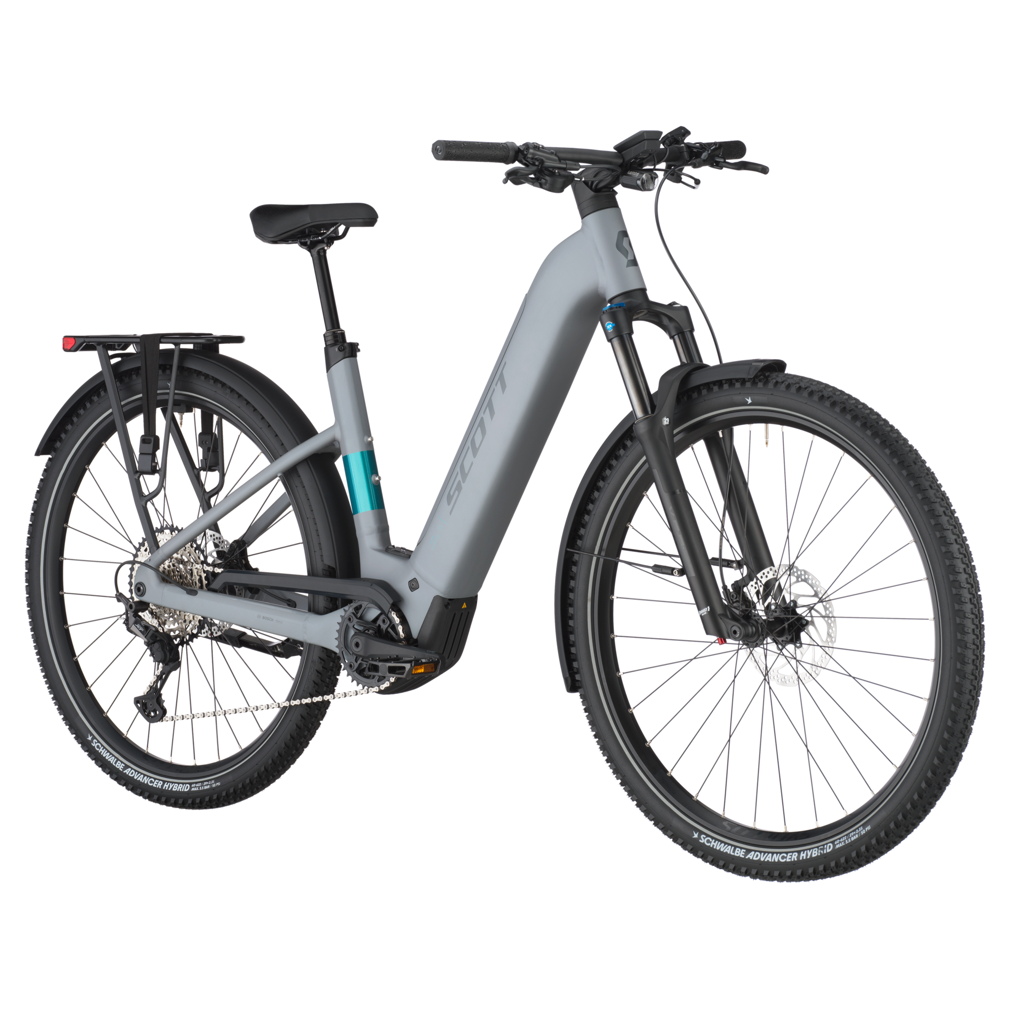 Scott Axis 10 Wave e-trekking kerékpár - Image 2