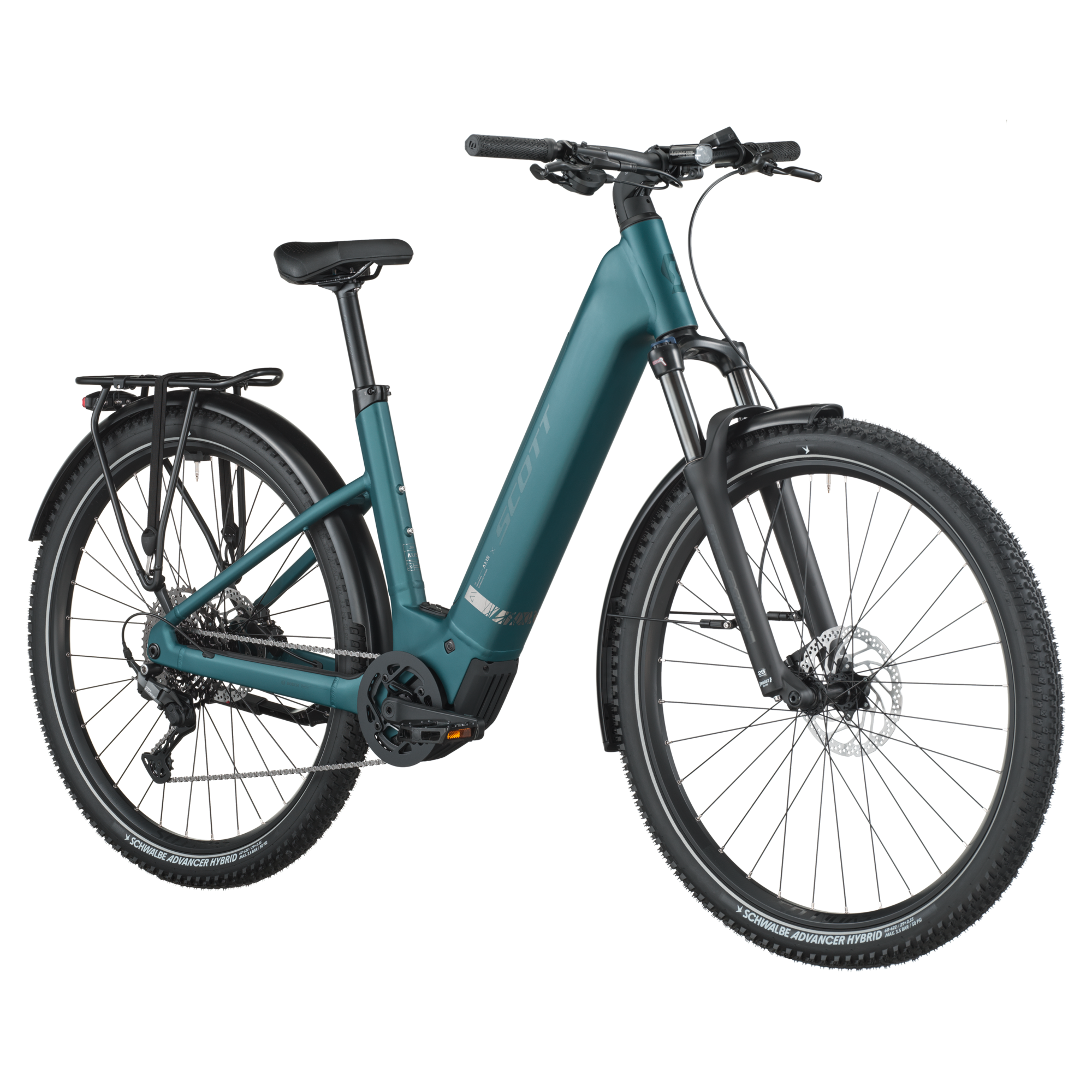 Scott Axis 30 Wave e-trekking kerékpár - Image 2