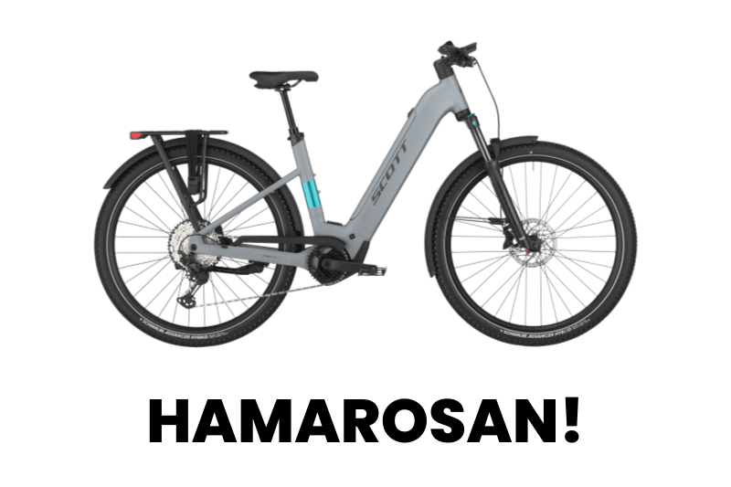 Scott Axis 10 Wave ebike bérlés budapesten