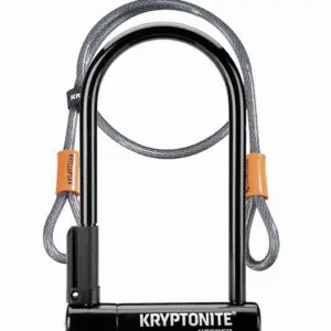 Kryptonite Keeper STD kulcsos U-lakat + hurokkábel