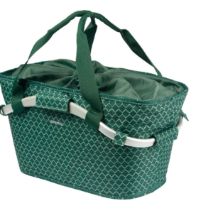 Basil hátsó kosár Flair Carry All Rear Basket, MIK 2.0 adapterrel (TBA 70173), zöld