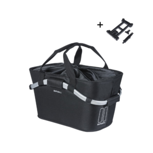Basil hátsó kosár 2day Carry All Rear Basket, MIK 2.0 adapterrel (TBA 70173), szürke