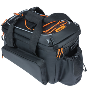 Basil csomagtartó táska Miles Tarpaulin Trunkbag XL Pro MIK 2.0 adapterrel (TBA 70173), 9-36 literes, fekete narancs