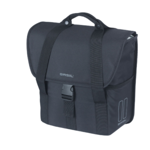 Basil egyoldalas táska Go Single Bag, Hook ON, fekete