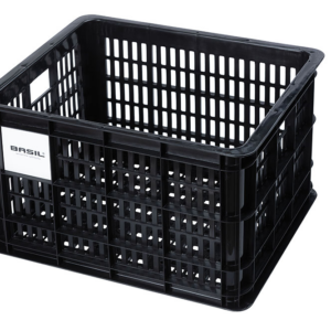 Basil láda Crate M, újrahasznosított, fekete