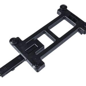 Basil táska/kosár adapter - MIK Adapter Plate 2.0, zárható, segítségével levehetővé tehetők a táskák,kosarak, kompatibilis MIK/MIK-HD (pl. Merida, Giant) vagy MIK Carrier Plate adapterrel