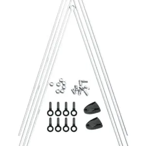 SKS-Germany Chromoplastics/Longboard sárvédőrögzítő pálca szett