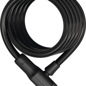 ABUS spirál lakat Booster 6512K/180/12, fekete