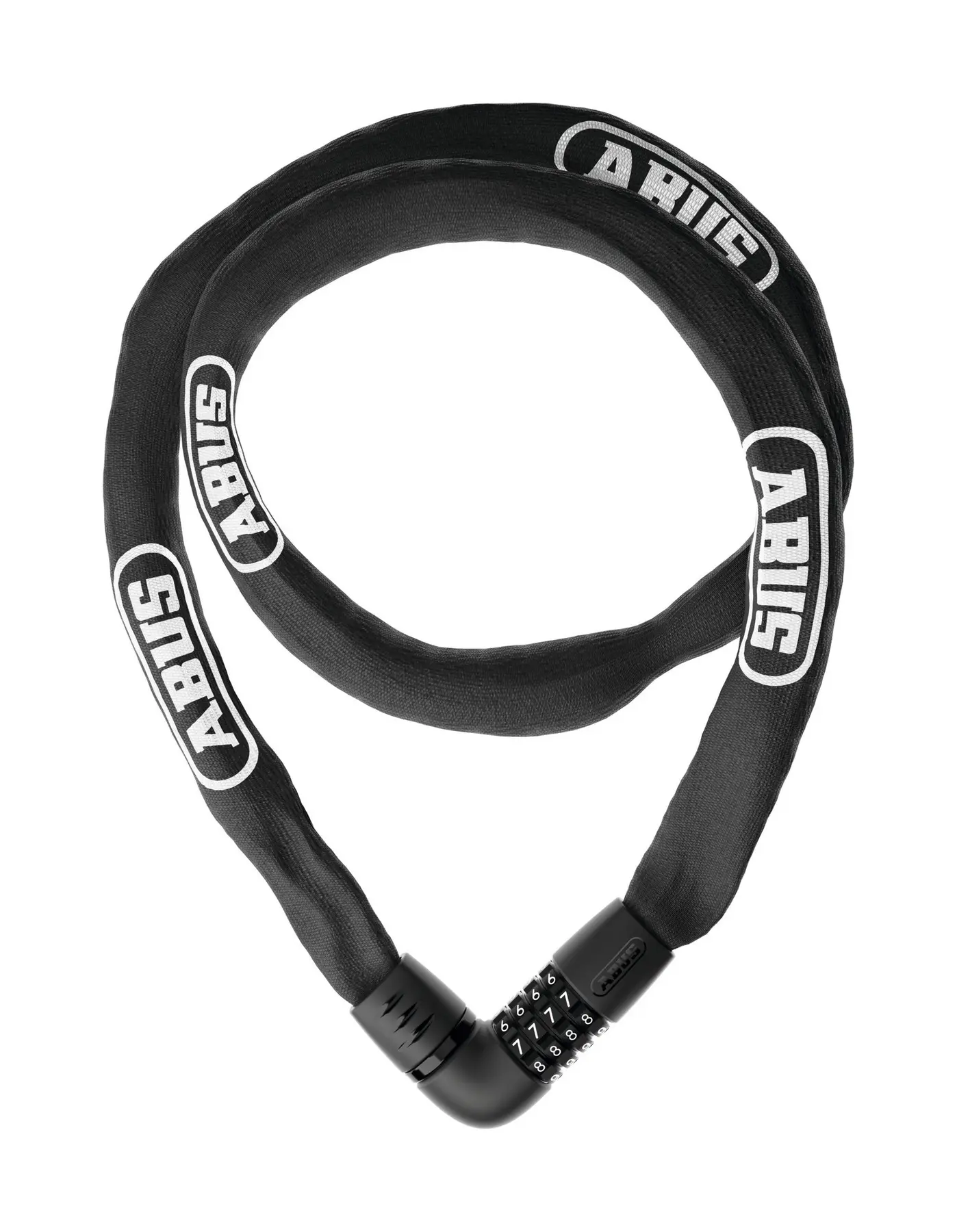 ABUS láncos lakat számzárral Tresor 6806C/85, fekete (6mm)