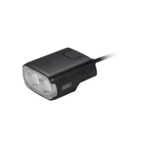 BBB Cycling kerékpáros első lámpa BLS-242E E-Strike Pro 2000, 2000 lumen, 3 mód, e-bikeokhoz, vezeték nélküli távkapcsolóval