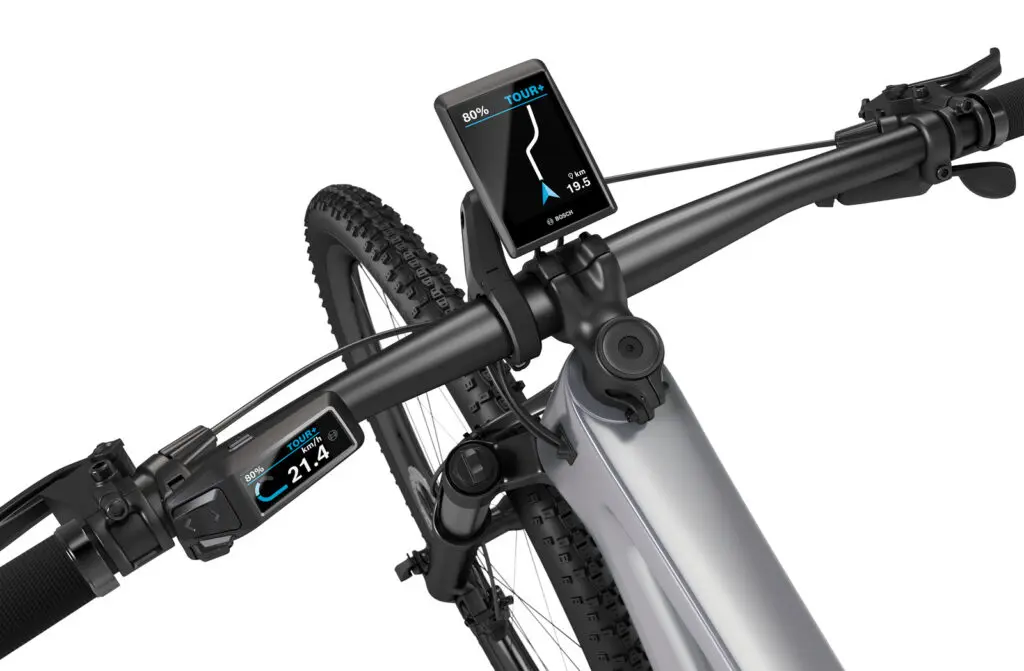 Bosch Smart System kormány Kiox 500 kijelzővel és LED Remote kezelőegységgel