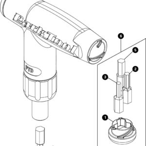Park Tool 5mm imbusz bit fej PTD-4 / 5 / 6 -hoz imbuszkulcs
