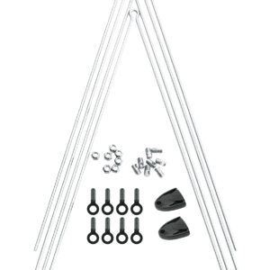 SKS-Germany Chromoplastics/Longboard sárvédőrögzítő pálca szett