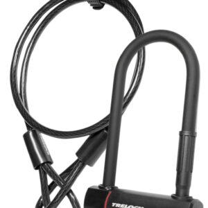 Trelock U5 Mini Flex kulcsos U-lakat [fekete, 17.8 cm]